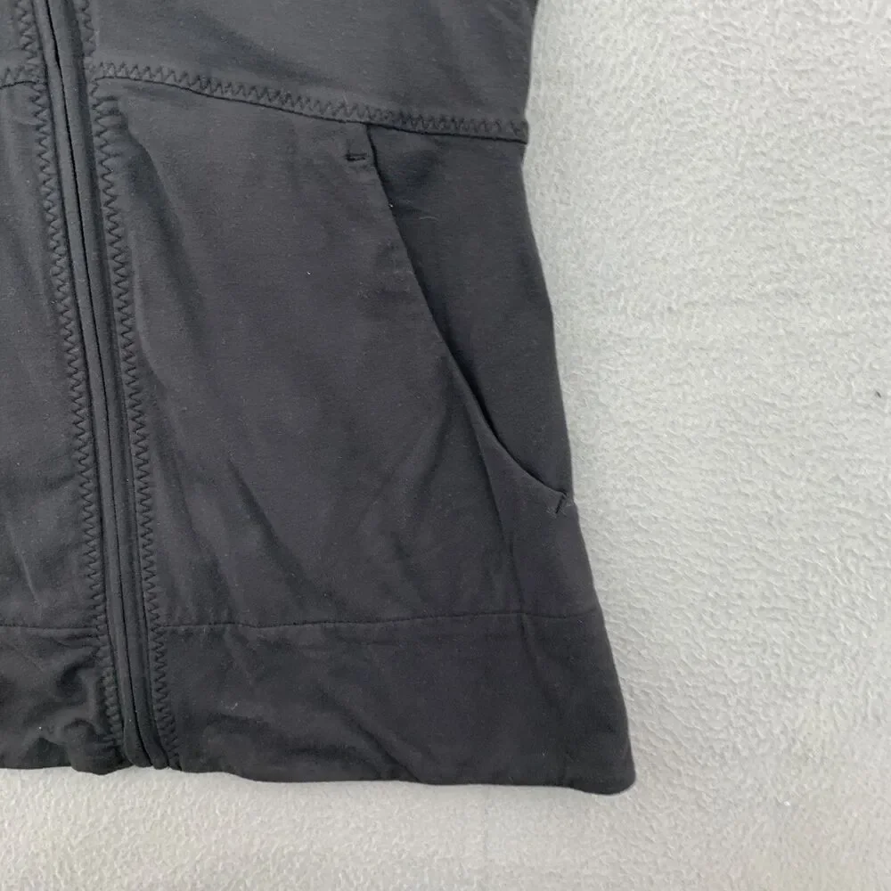 Lucy Jacket Womens Small Black Full Zip Long Sleeve Golfer Performance Yoga Top